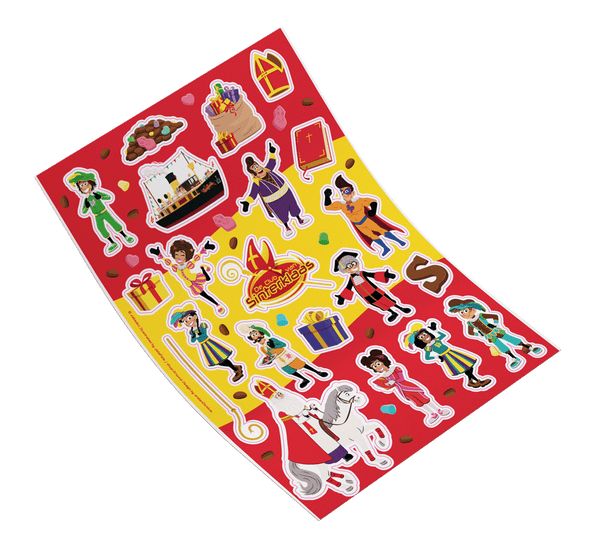 Stickervel - De club van Sinterklaas